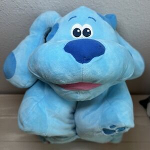 Pillow Pets Blue's Clues Dog Puppy Plush Stuffed Animal Adjustable Washable 16"